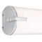 Westinghouse Fixture Wall LED Dimmable 30W Clear Temp Slct Brshd Nkl Crvd White Frosted Shade 6112200 - alternate 6
